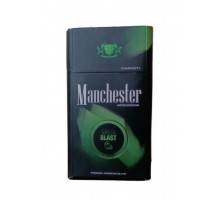 Сигареты Manchester Green Blast (Манчестер Ред Бласт Кнопка Ментол)